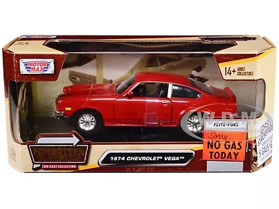 1974 Chevrolet Vega Red 1/24 Diecast Model Car By Motormax 79046 • $19.99