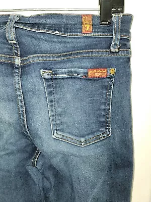 7 For All Mankind Jeans Womens 26 The Slim Cigarette Jean Dark Wash B14 • $22