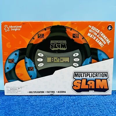 Educational Insights Multiplication Slam Handheld Electronic Math Game Ages 8+ • $28.98