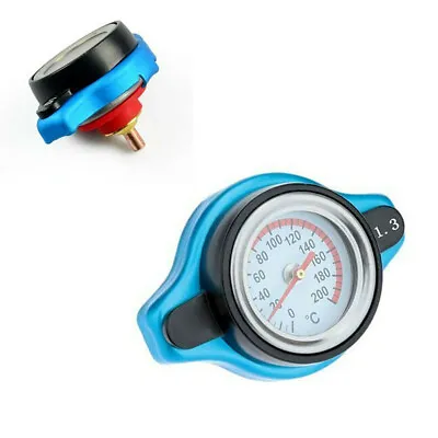 1.3 Bar Small Head Thermostatic Radiator Cap Cover Temperature Gauge Fit For Car • $14.30