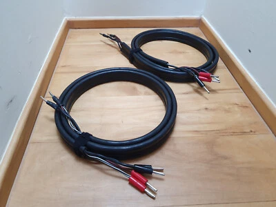 £148 • Buy Linn K400 Bi-Wire Speaker Cables - 1.6m And 1.5m Lengths - Top End HiFi Quality!