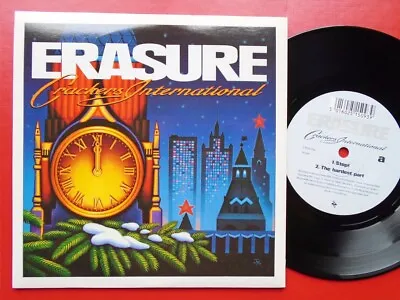 Erasure Crackers International EP Mute EMUTE93 EX/EX 1991 Picture Sleeve Tracks • £6.51
