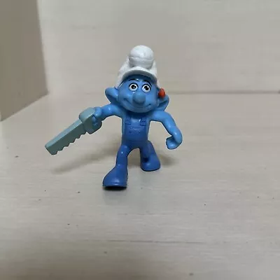 Handy Smurf/Papa Smurf/Smurfette  Figurine McDs Happy Meal Toy 2011 PEYO PV Lot3 • $11.99