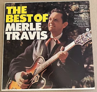 MERLE TRAVIS: The Best Of Merle USA Capitol 2662 Country Guitar LP VG+ • $4.99