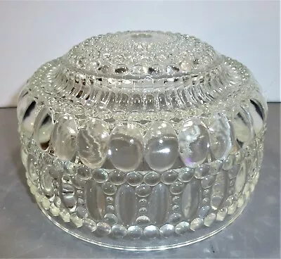 Ornate Mid Century Deco Style Ceiling Light Globe Bubble Pattern Very Nice • $28