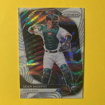 2020 Panini Prizm Tier II White Wave Prizm Sean Murphy #134 Rookie RC • $3