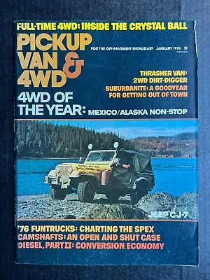 PICKUP VAN & 4WD Jan 1976 Jeep CJ-7 Diesel Nevada Mexic • $19.99