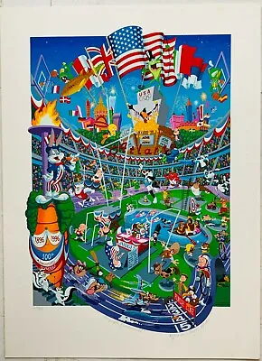  Looney Tunes  Melanie Taylor Kent Olympic Games Serigraph Signed Numbered & COA • $150