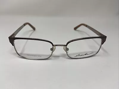 Eddie Bauer Eyeglasses Frame 8237 Brown Gold 51/17/135  Hy59 • $59.75