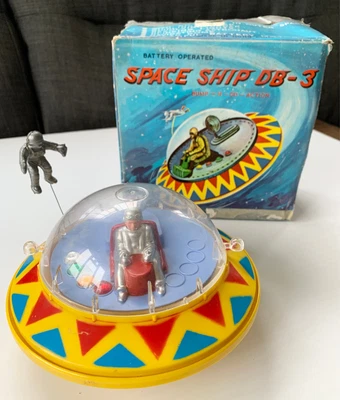 £10.50 • Buy Vintage Space Toy 1970s Space Ship Flying Saucer Space Ship DB - 3