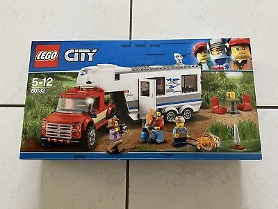 LEGO CITY 60182 Pickup & Caravan Camping Ute Truck Fishing Trailer 4WD Offroad • $159