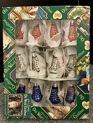 2001 Old World Christmas Bells Miniature Christmas Tree Ornaments NIB • $28