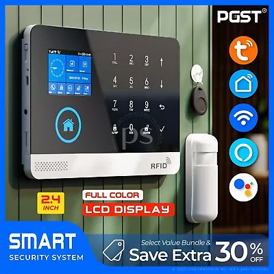 $25.40 • Buy Smart 4G/WIFI Screen Wireless Home Security Alarm System RFID Panel Phone Alerts