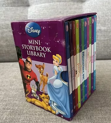 Disney Mini Storybook Library 11x  Books Hardcover Box Set • $35