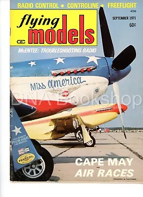 VTG Magazine Flying Models September 1971 Cape May Air Race Miss America • $13.89