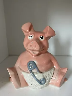 Baby Woody NatWest Pig  With  Original Stopper Wade England Vintage Piggy Bank • £8