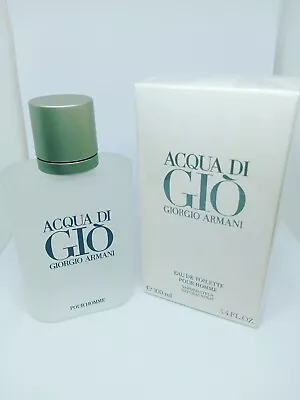 Giorgio Armani Acqua Di Gio 3.4 Oz Men's Eau De Toilette Cologne NEW & SEALED • $34.99