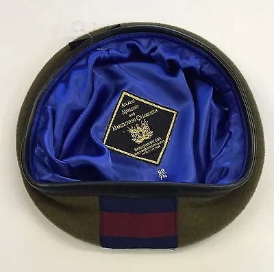 Guards Khaki Beret Army Military Badge TRF Silk Lined Small Crown Wool • £22.50