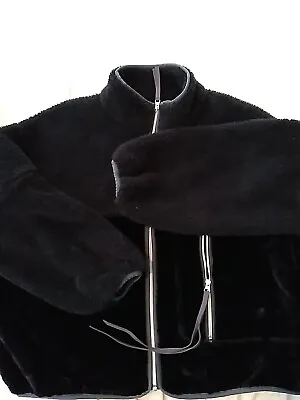 UGG RTW Sherpa Jacket Oversized Pockets Women’s Size Large Black • $40