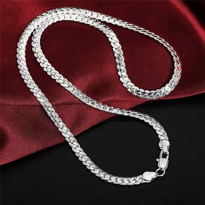 New Sterling Silver Thick Solid 925 Italy Men's Figaro Chain Necklace Bracelet • $7