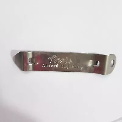 Coors American Fine Light Beer Vintage Bottle Opener Church Key Metal • $13