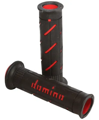 Domino XM2 Twist Throttle Red/Black Handlebar Grips (A25041C4240) • $28.51