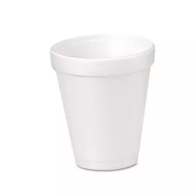 DART Foam Drink Cups Insulated Disposable Serveware Flat White (1000 Per Case) • $85.39