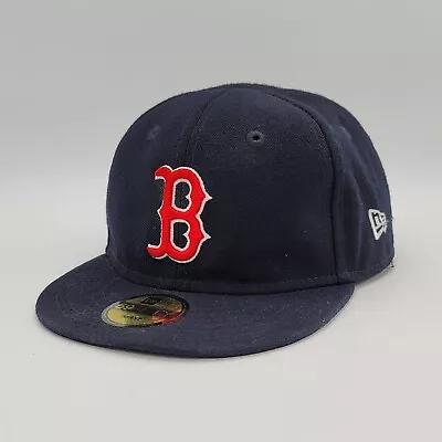 Infant Boston Red Sox Hat Cap New Era 59Fifty My First Fitted Navy Blue Red MLB • $19.99