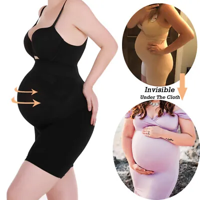 Maternity Panties Pregnant Women Shapewear High Waist Underwear Belly Support UK • £12.79