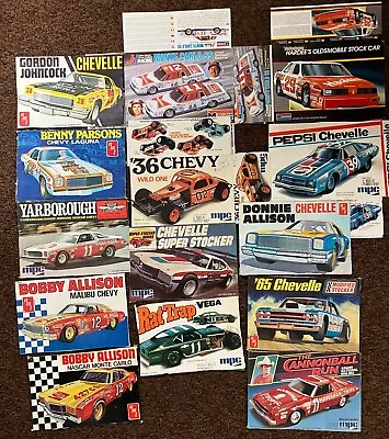 AMT MPC Monogram Model Box Art Chevelle Super Stock Yarborough Allison Johncock • $3