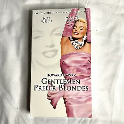 Gentlemen Prefer Blondes VHS Marilyn Monroe Jane Russell Comedy Musical Sealed  • $9.99