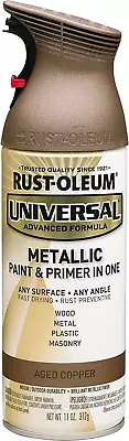 249132 Universal All Surface Metallic Spray Paint 11 Fl Oz Aged Copper • $15.95