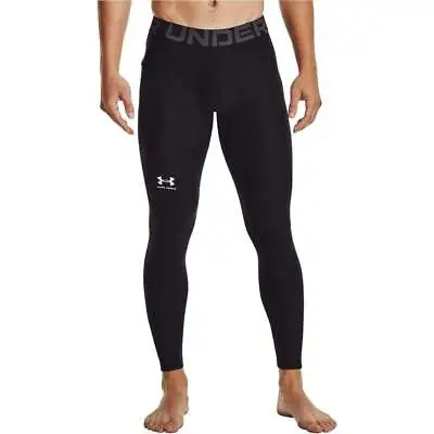 Under Armour HeatGear Mens Compression Tights Black Long Base Layer • £34.95