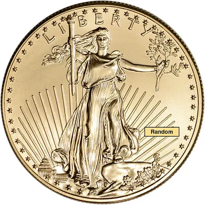 American Gold Eagle (1 Oz) $50 - BU - Random Date • $2315.66
