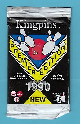1990 PBA Kingpins Bowling 10 Card Unopened Pack • $17.01