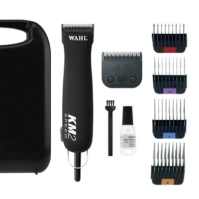 Wahl KM 2 Speed Professional Pet Dog Corded Clipper Kit With #10 Blade & Combs • $239.95