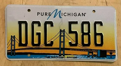 Colorful  Mackinac Bridge Graphic Passenger Auto License Plate   Dgc 586    • $18.99