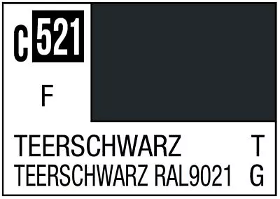 Mr Hobby Mr. Color C521 Teerschwarz NATO/German Tank - 10ml • $6.49