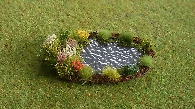 £8.75 • Buy Howard Scenic Supplies - Ornamental Garden Pond (8cm X 5cm) 00/HO Model Railway
