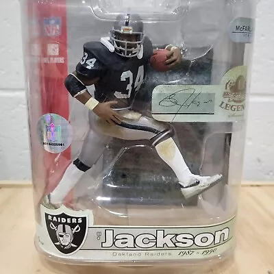 Bo Jackson Figure Oakland Raiders New 2007 NFL Legends Series 3 McFarlane  • $95