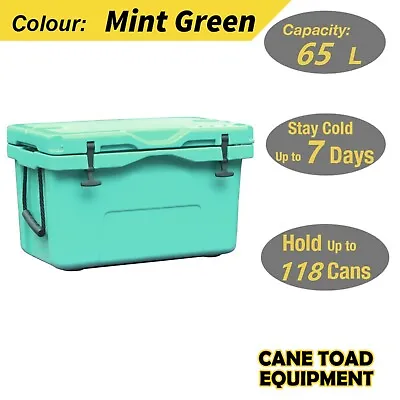 65L Hard Cooler Ice Box Chilly Bin Esky Camping Picnic Fishing 2in1 Thermal Cont • $251.90