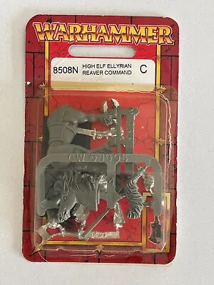 High Elf Ellyrian Reaver Command | Warhammer Old World OOP Metal Elves Blister • $27.99