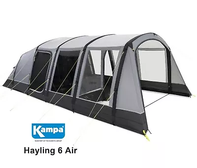 £739 • Buy Kampa Hayling 6 Air - Inflatable 6 Berth Family Tent, Easy To Pitch - 9120001253