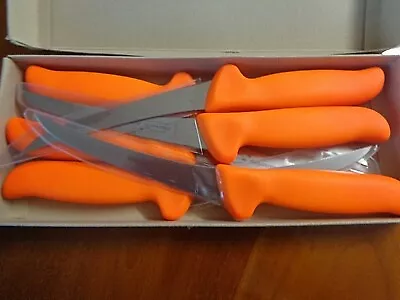 Box Of 6 F Dick 6  Stiff Curved Mastergrip Boning Knife  82891.15 Orange Save$$$ • $180