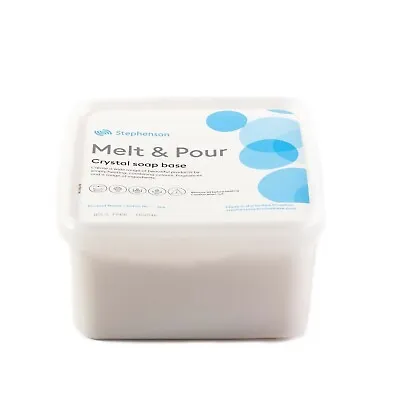 Melt & Pour Soap Base - White SLS FREE - 2Kg • £17.95