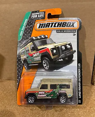 2015 Matchbox #101 Land Rover Defender 110 Tan Brown - Dented Package* • $7.99