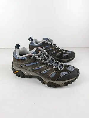 Merrell Women’s Smore Blue Moab Ventilator Hiking Trail Outdoor Shoes Size 6.5 • $24.99