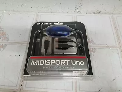 M-Audop Midisport USB Uno Portable 1 Input 1 Output To Midi 16 Channel • $19.95