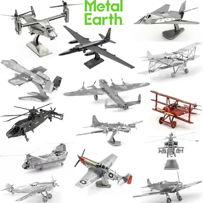 Metal Earth 3D Model Kit - Self-Assembly Laser Cut Steel Miniatures - 43 Designs • £9.89