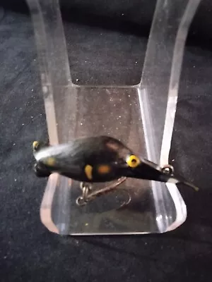 Early VTG Eddie Pope / Luhr Jensen M3 HOT SHOT Black W/yellow Spots Fishing Lure • $16